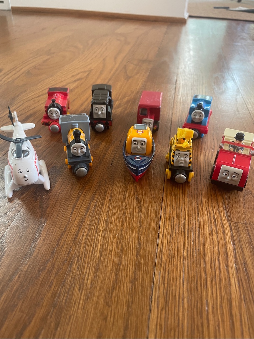 Lot of 9 Thomas & Friends Take 'n Play Die Cast Trains magnetic